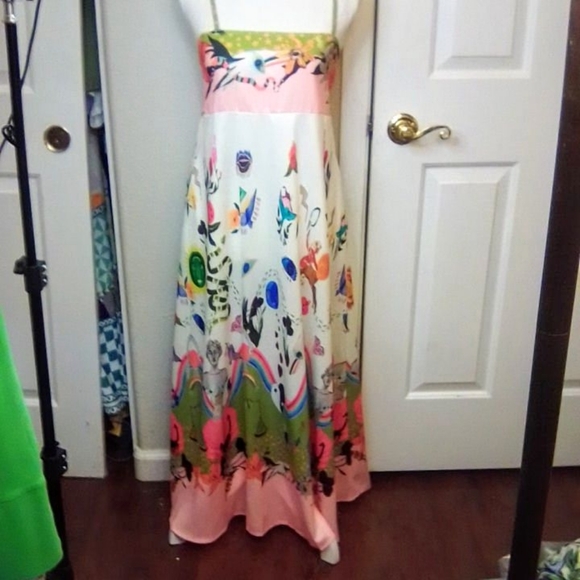 Colorful Abstract Print Dress - Picture 5 of 8